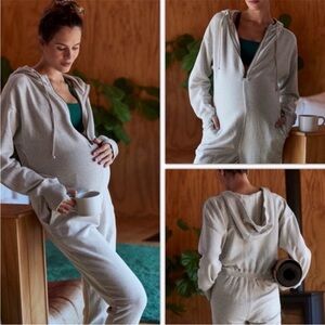 FP Movement x Hatch Warm Up Jumpsuit Heather Grey Size XS & SM $148 Retail NWT